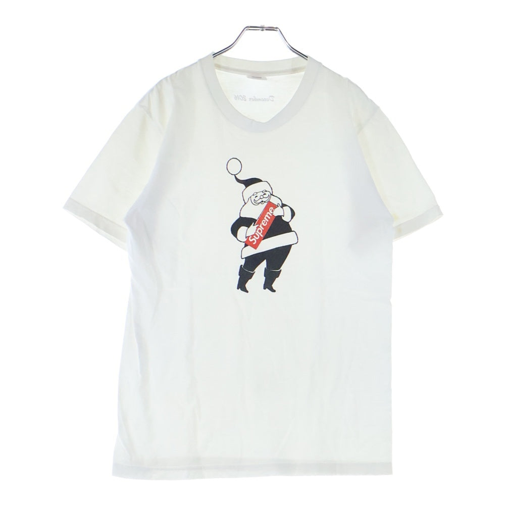 SUPREME(シュプリーム) 16AW Santa Tee サンタ 半袖Tシャツ カットソー ホワイト