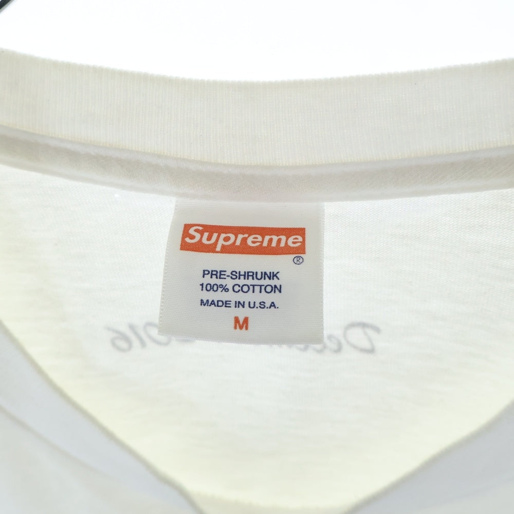 SUPREME(シュプリーム) 16AW Santa Tee サンタ 半袖Tシャツ カットソー ホワイト