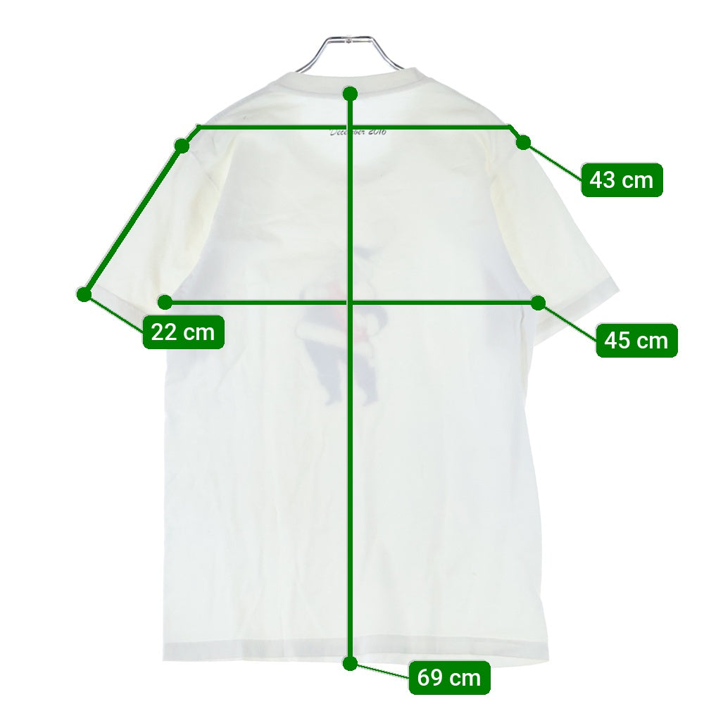 SUPREME(シュプリーム) 16AW Santa Tee サンタ 半袖Tシャツ カットソー ホワイト