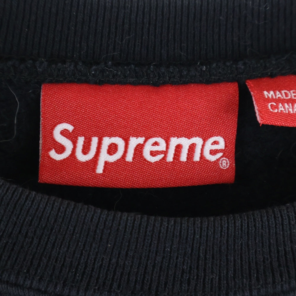 SUPREME(シュプリーム) 19AW Fuck You Crewneck フロント刺繍 クルーネックトレーナー スウェット ブラック