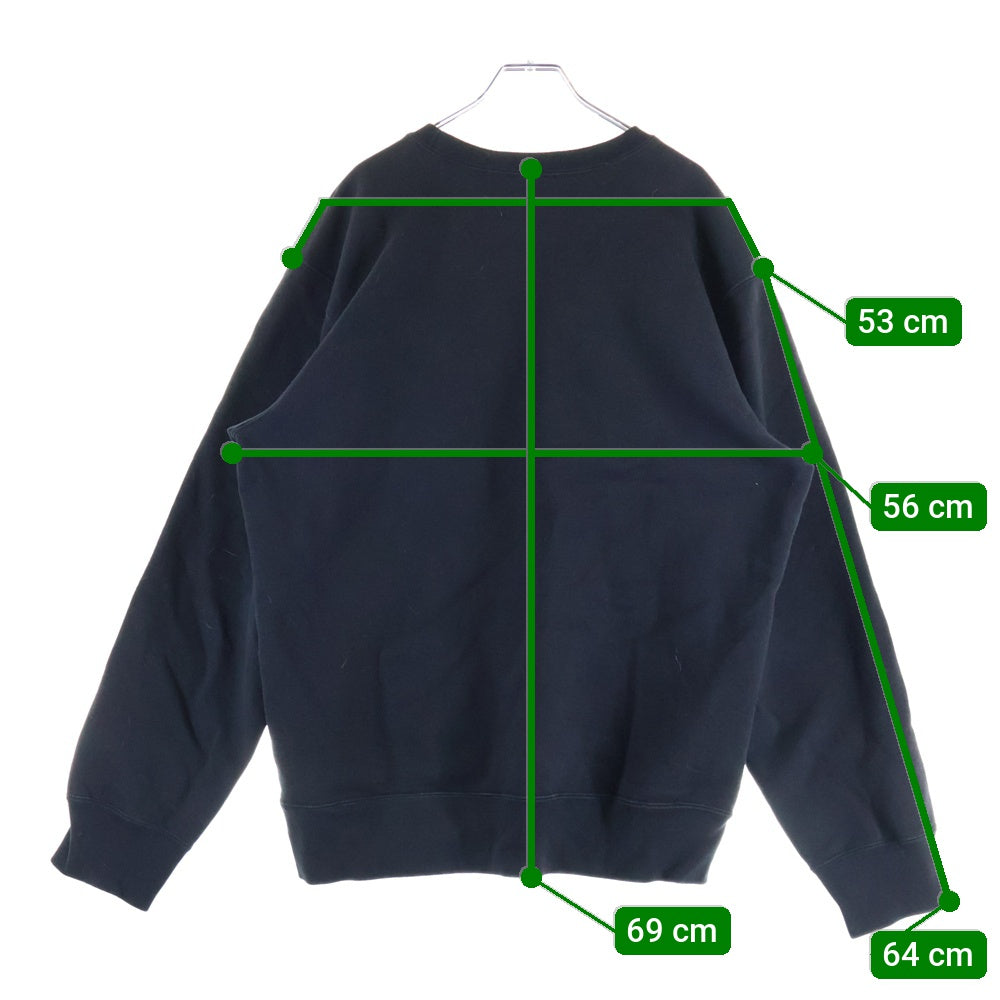 SUPREME(シュプリーム) 19AW Fuck You Crewneck フロント刺繍 クルーネックトレーナー スウェット ブラック