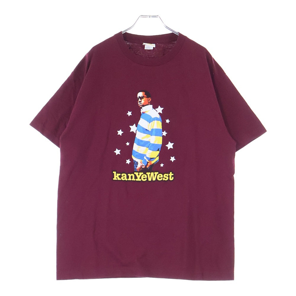 VINTAGE(ヴィンテージ) 00S KANYE WEST School Spirit Tour 2004 カニエウェスト ツアー 半袖Tシャツ カットソー ボルドー