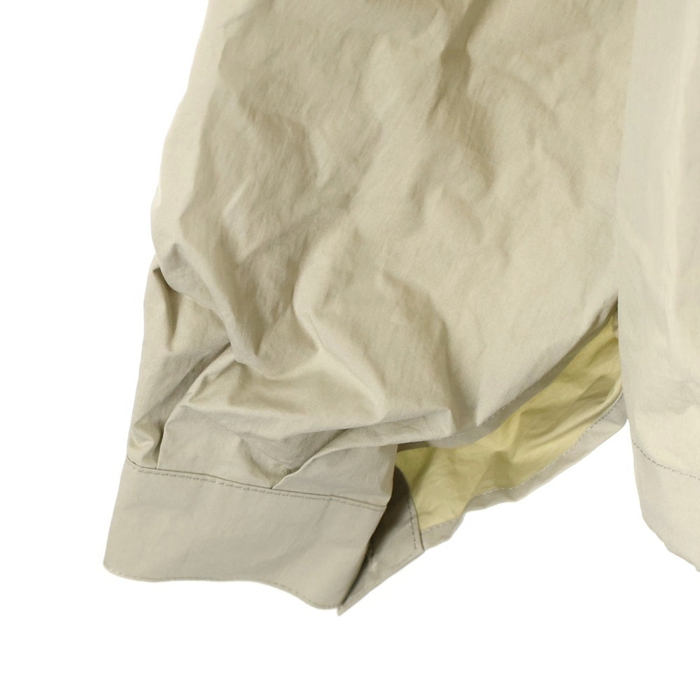 Martin Margiela(マルタンマルジェラ) 23AW Anorak Sports Hooded Jacket アノラックパーカー プルオーバーナイロンフーディー ベージュ S50AM0597