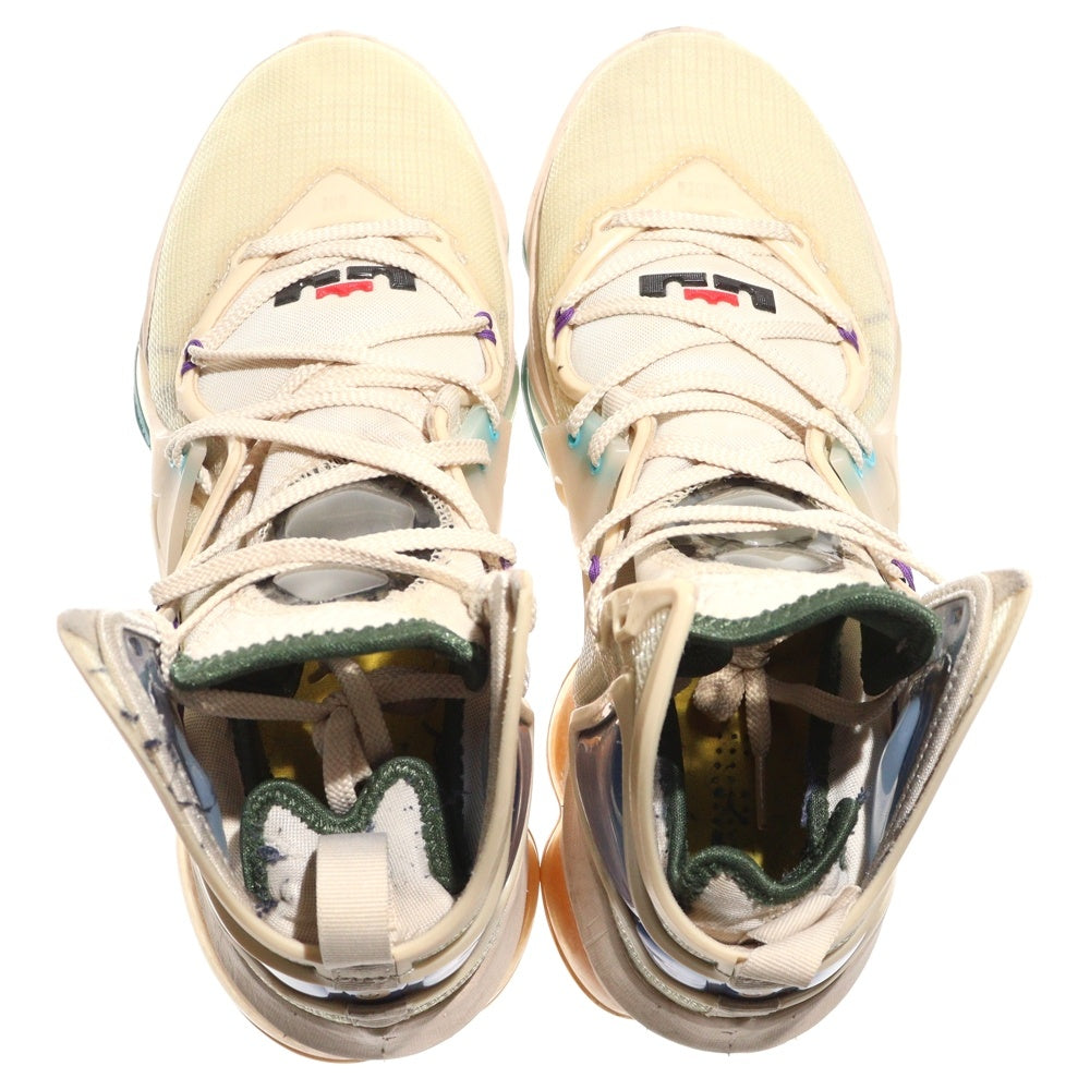NIKE(ナイキ) LEBRON XIX レブロン 19 ハイカットスニーカー シューズ ベージュ US9/27.0cm DC9339-200