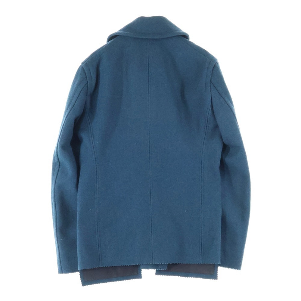 kolor(カラー) カットオフ ウールPコート アウター グリーン 11WCM-C03102