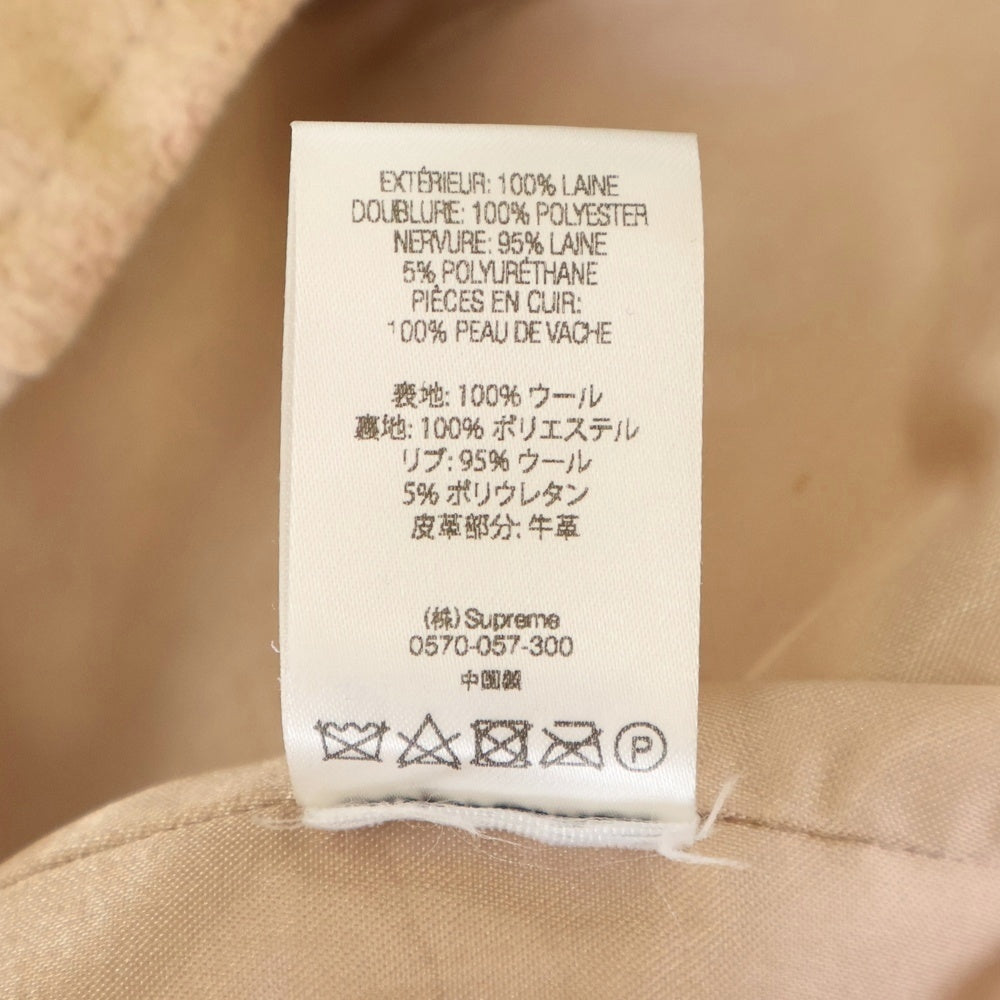 SUPREME(シュプリーム) 21SS Jamie Reid It's All Bollocks Varsity Jacket ジェイミーリード ウールスタジャン バーシティージャケット ピンク