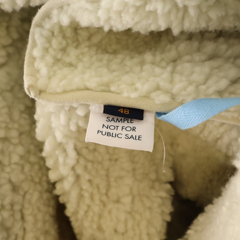 LOUIS VUITTON(ルイヴィトン) 21AW モノグラム シアリングジャケット ボアジャケット シルバー RM212 F17 HLL81E