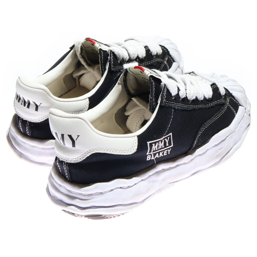MIHARA YASUHIRO(ミハラヤスヒロ) BLAKEY CANVAS LOW ブレイキー キャンバス ローカットスニーカー ブラック A08FW735