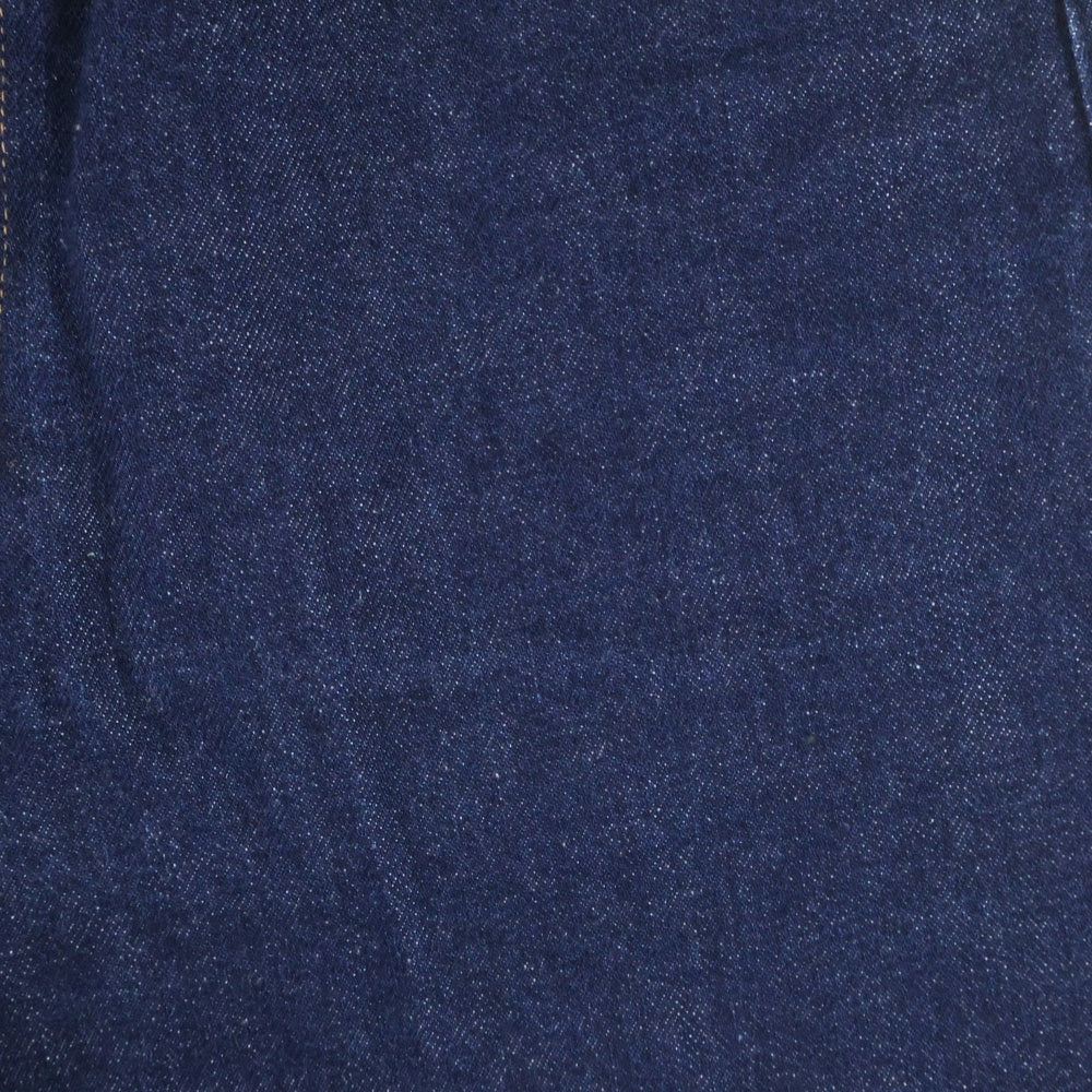 NO BRAND(ノーブランド) TANAKA タナカ ST-2(F) THE JEAN TROUSERS ボタンフライ テーパードデニムパンツ ブルー