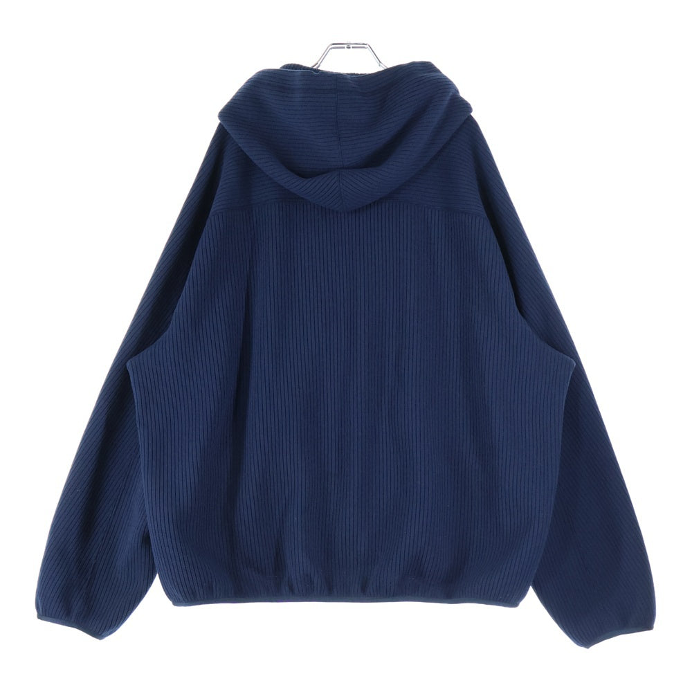 Name.(ネーム) クオータ-ニット ハーフジップパーカー ネイビー NMCU-19AW-013