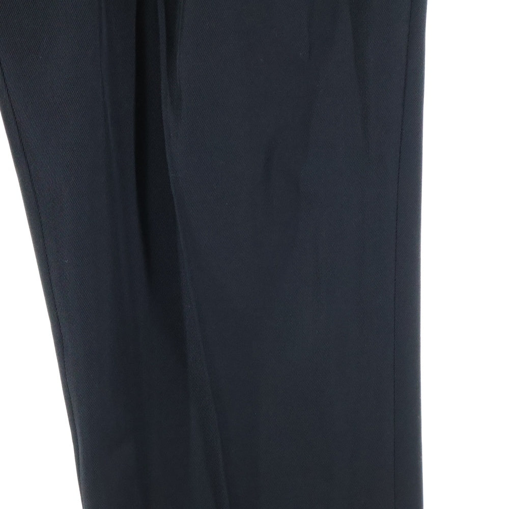 RAINMAKER(レインメーカー) STUD BUTTON GURKHA TROUSERS スタッドボタン フロントタック スラックスパンツ ブラック RM222-017