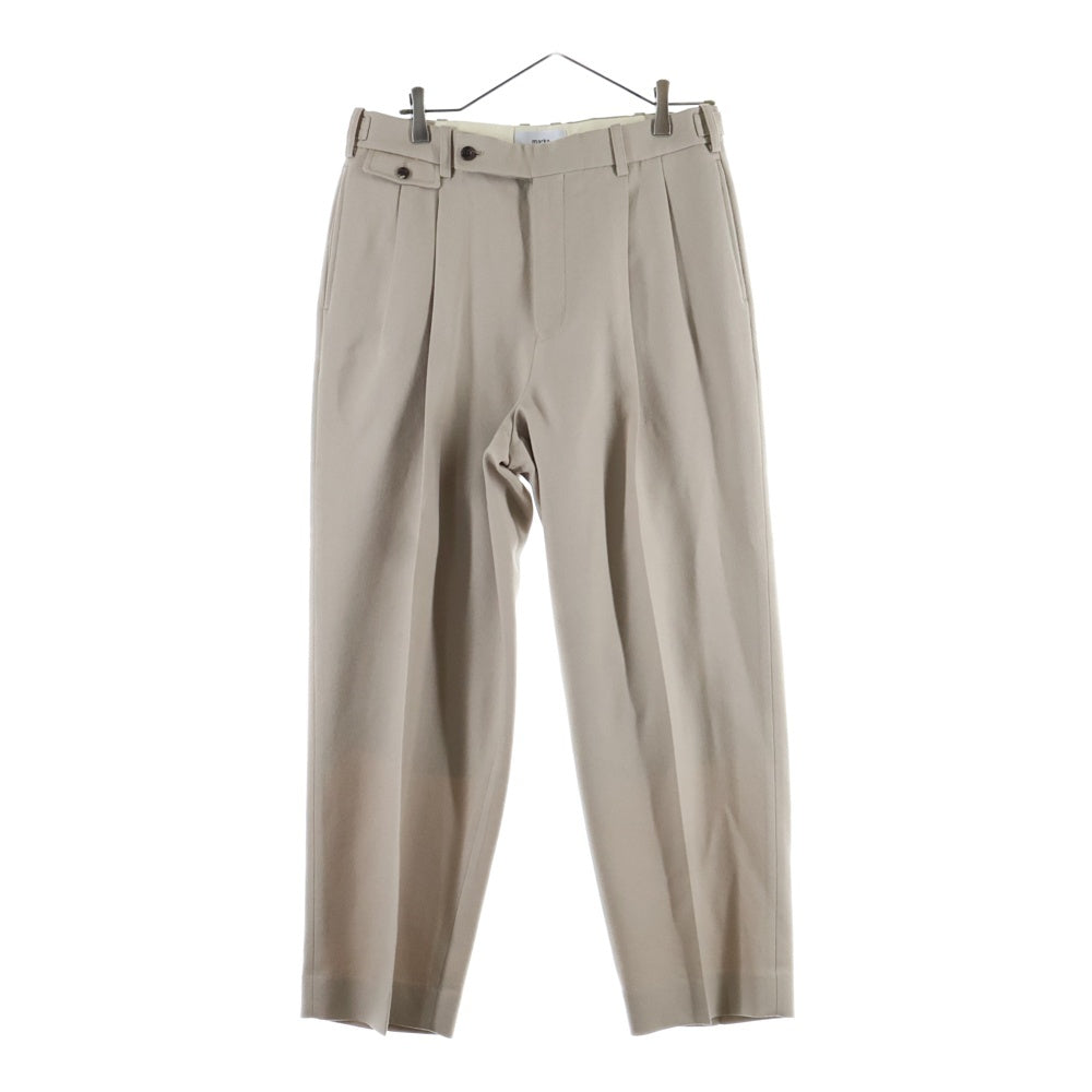 marka(マーカ) CLASSICAL TROUSERS フロントタック ウール スラックスパンツ ベージュ M20D-03PT01C