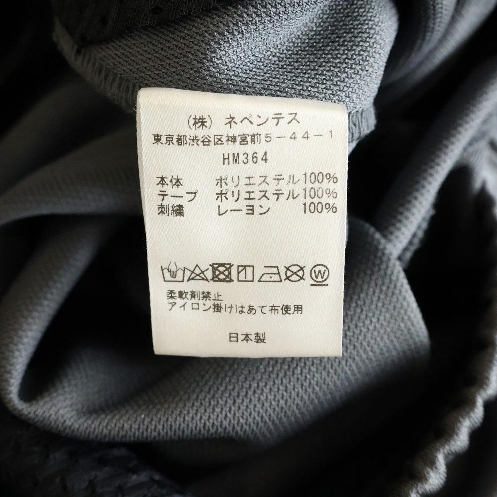 Needles(ニードルス) パピヨン刺繍 サイドライン トラックパンツ グレー HM364