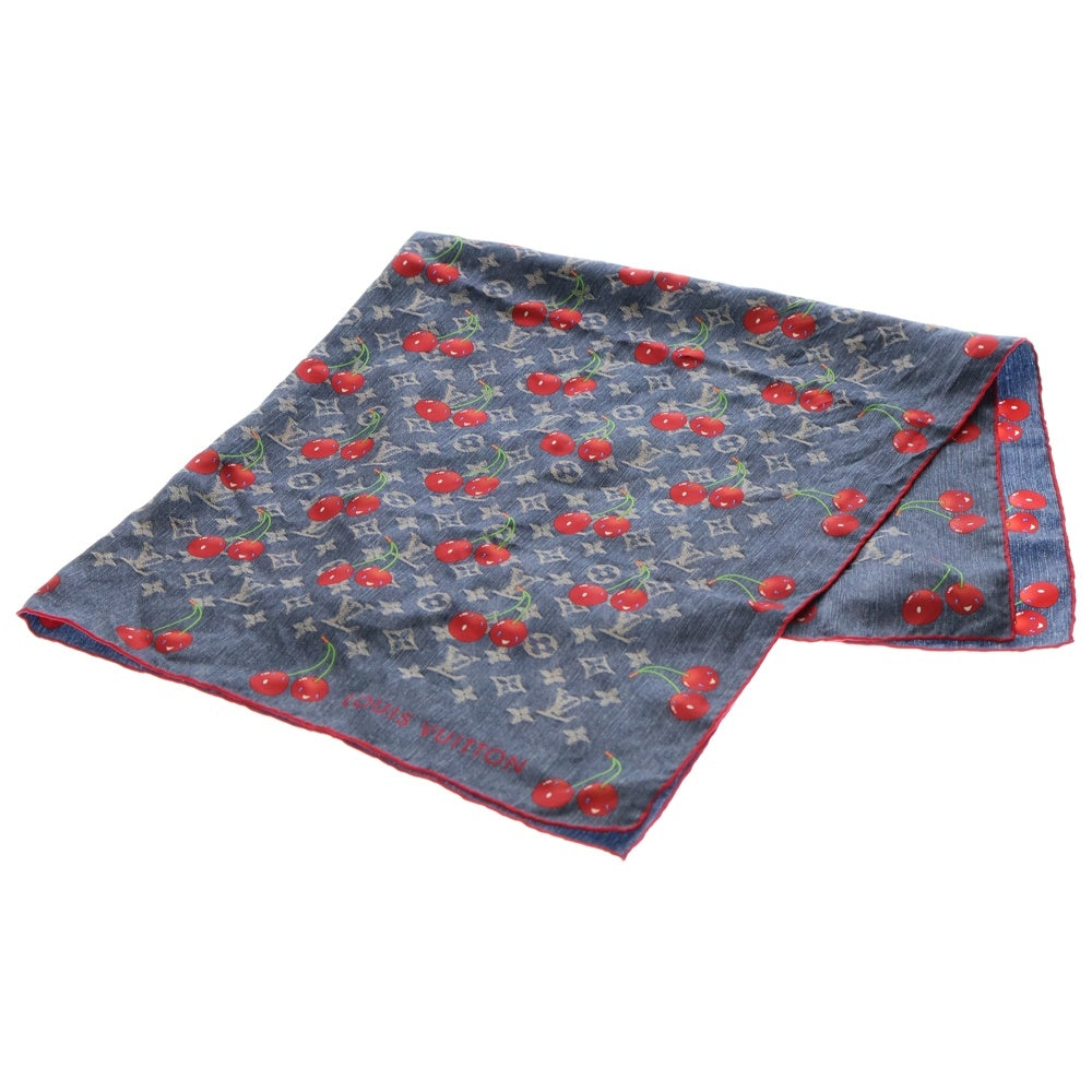 LOUIS VUITTON(ルイヴィトン) ×村上隆 Denim Cerise Square 90