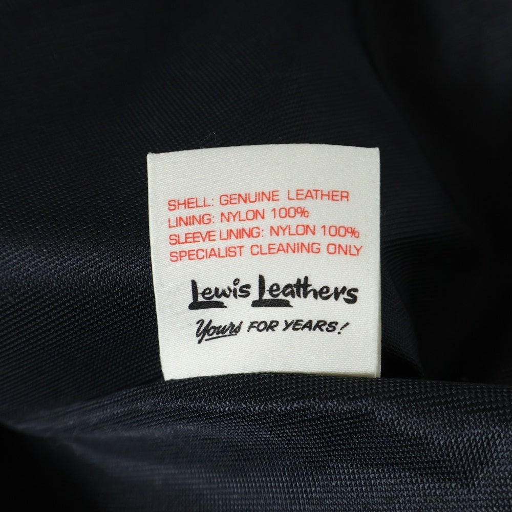 Lewis Leathers(ルイスレザー) 441T CYCLONE サイクロン タイトフィット ホースハイド レザージャケット ライダースジャケット ブラック
