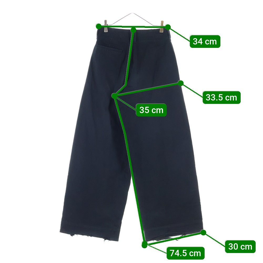 toogood(トゥーグット) THE WRITER TROUSE ライタートラウザー ワイドデニムパンツ ブラック