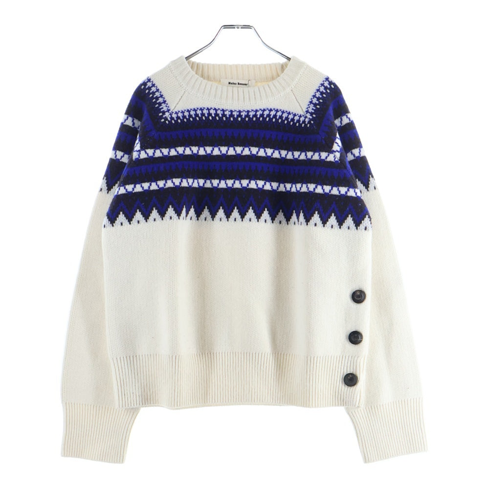 Wales Bonner(ウェールズ ボナー) 24AW MERINO WOOL KNIT メリノウール
