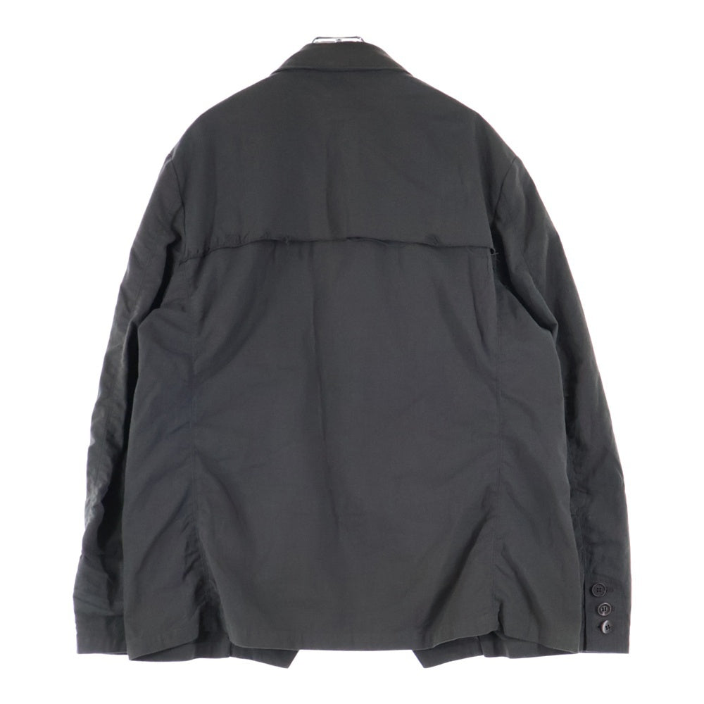 UNDERCOVER(アンダーカバー) 25SS コットンパッカリングセットアップ 3ボタンジャケット イージーパッカリングドローコードパンツ カーキ UP2E4102-1 UP2E4502-1