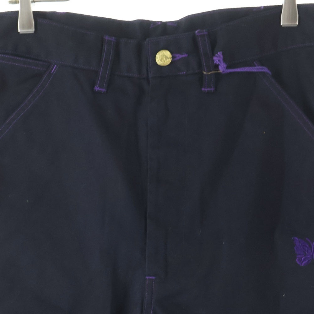 Needles(ニードルス) × SMITH'S AMERICAN ペインターパンツ ワイドパンツ ブラック KP287