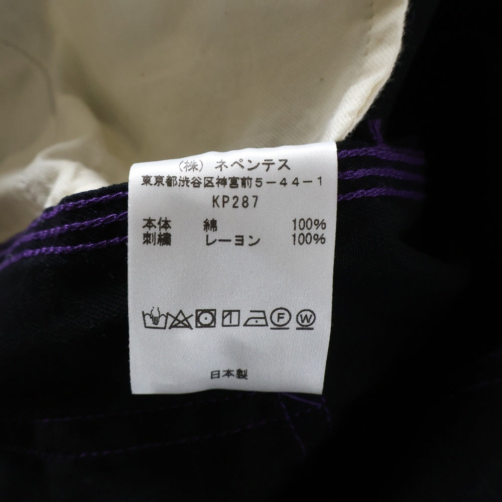 Needles(ニードルス) × SMITH'S AMERICAN ペインターパンツ ワイドパンツ ブラック KP287