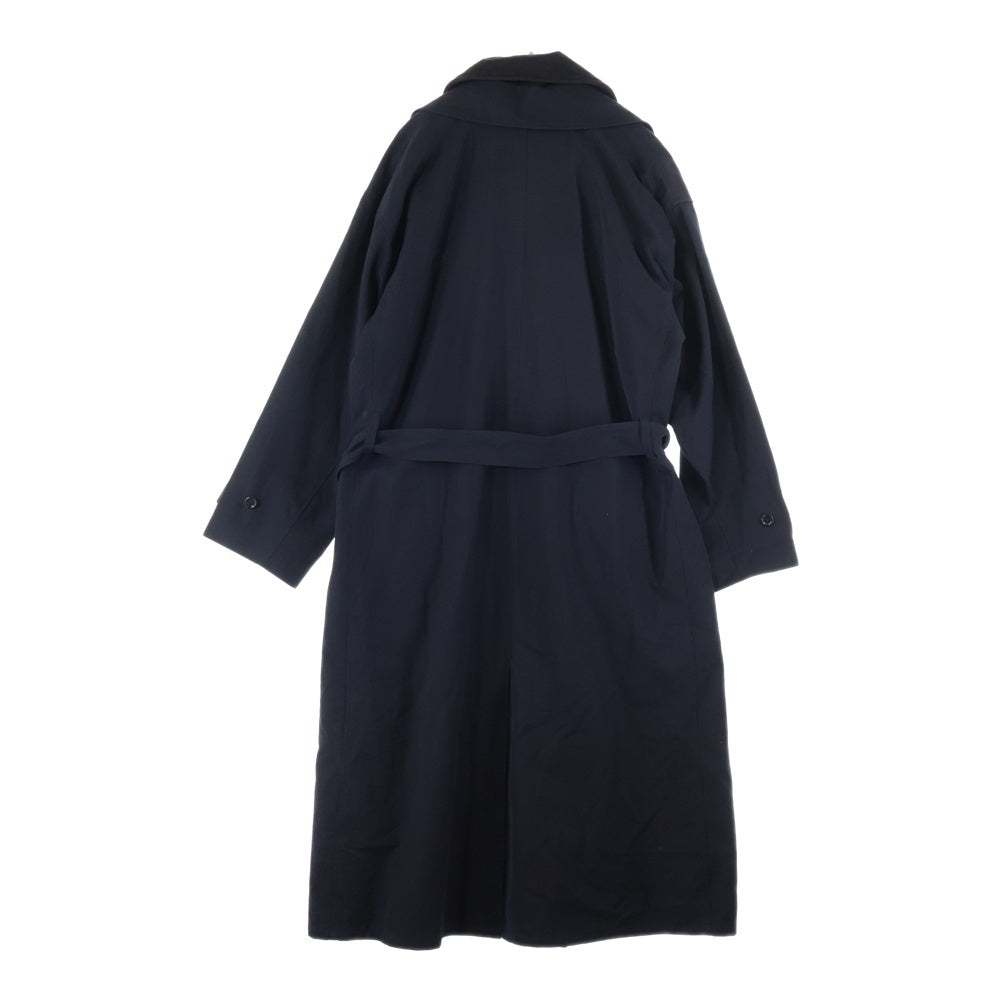 FILL THE BILL(フィルザビル) Trench long coat トレンチコート ブラック 101-182044