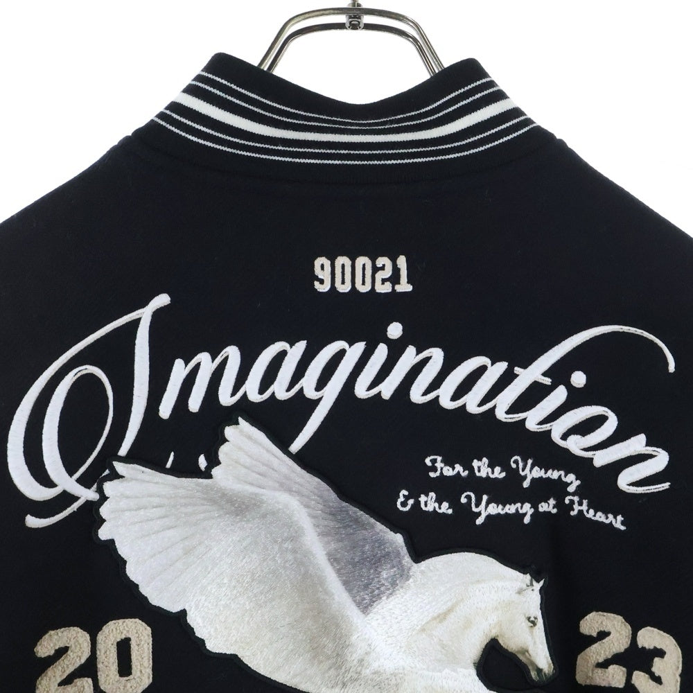 AMIRI(アミリ) Oversized Varsity Jacket オーバー サイズ バーシティ ジャケット スタジャン ブラック