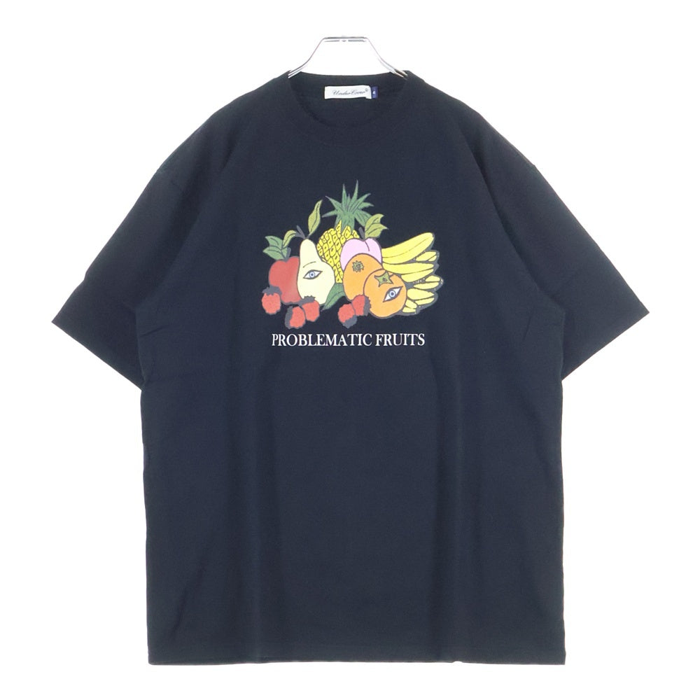 UNDERCOVER(アンダーカバー) 25SS Fruits Tee フルーツTシャツ グラフィックプリント半袖Tシャツ カットソー ブラック UC1E3805