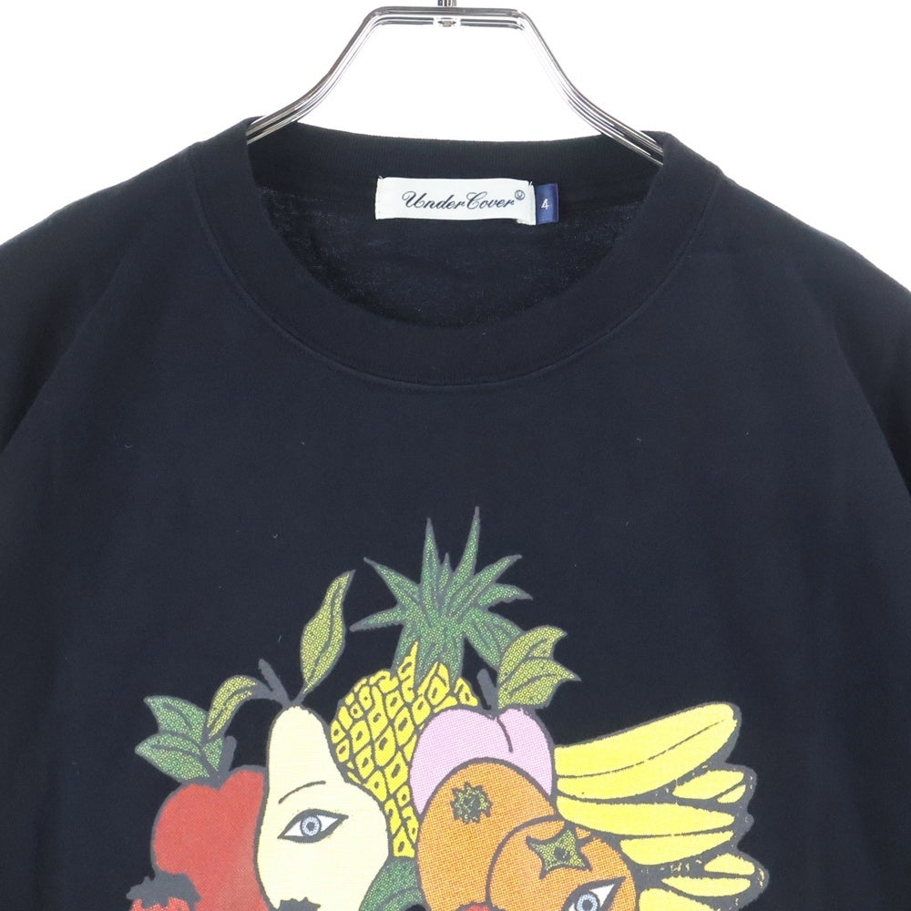 UNDERCOVER(アンダーカバー) 25SS Fruits Tee フルーツTシャツ グラフィックプリント半袖Tシャツ カットソー ブラック UC1E3805