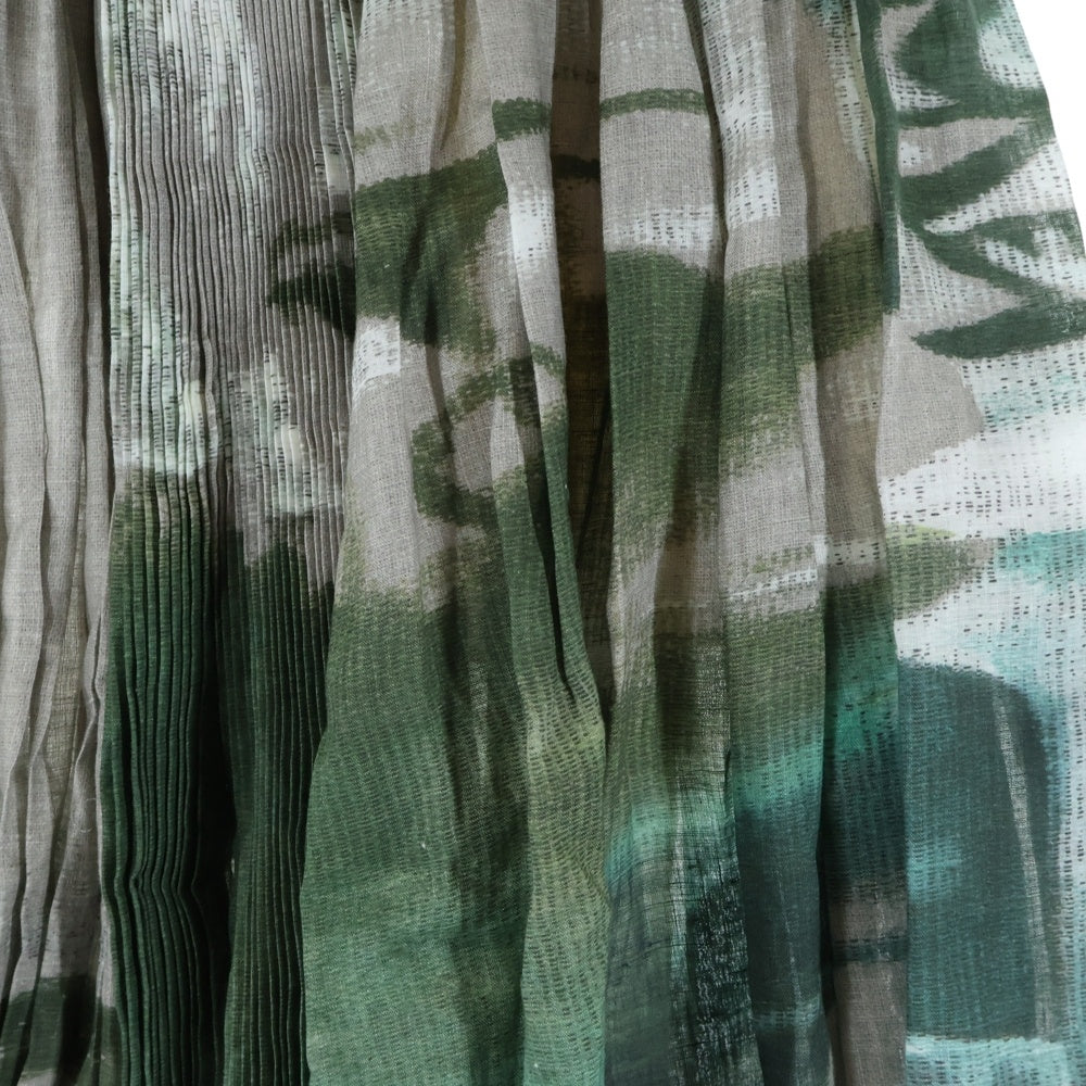 UNDERCOVER(アンダーカバー) 25SS グラフィックプリーツスカート ギャザースカート ベージュ UC1E4604-1 レディース