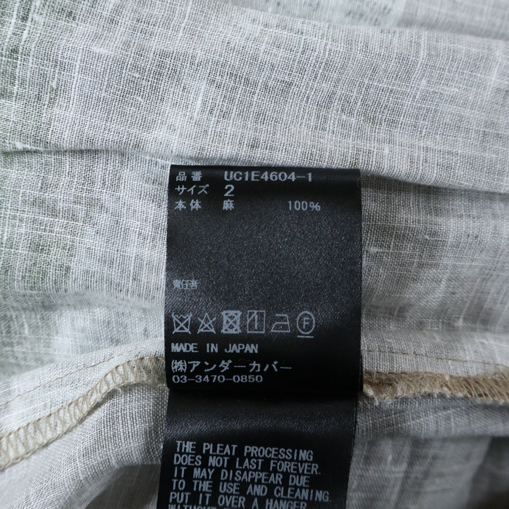 UNDERCOVER(アンダーカバー) 25SS グラフィックプリーツスカート ギャザースカート ベージュ UC1E4604-1 レディース