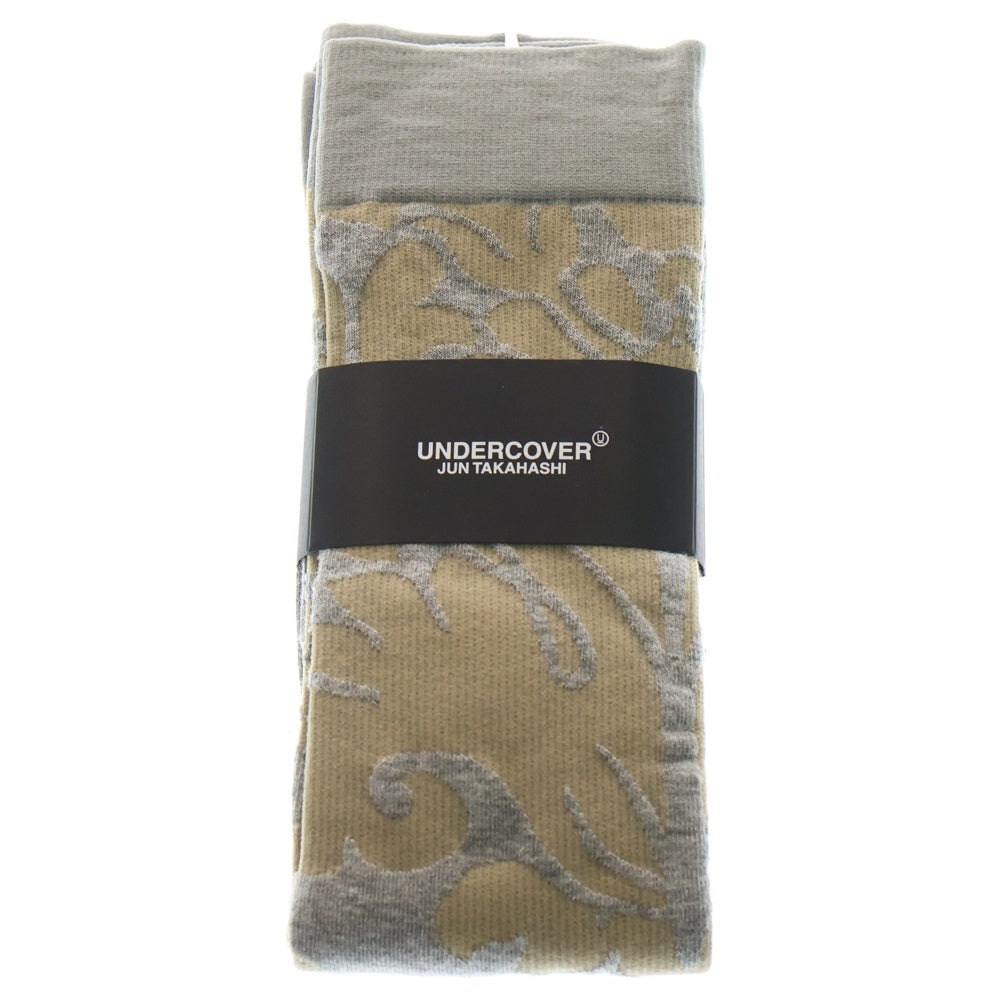 UNDERCOVER(アンダーカバー) 総柄デザインソックス 靴下 ベージュ UC1E4L01-2