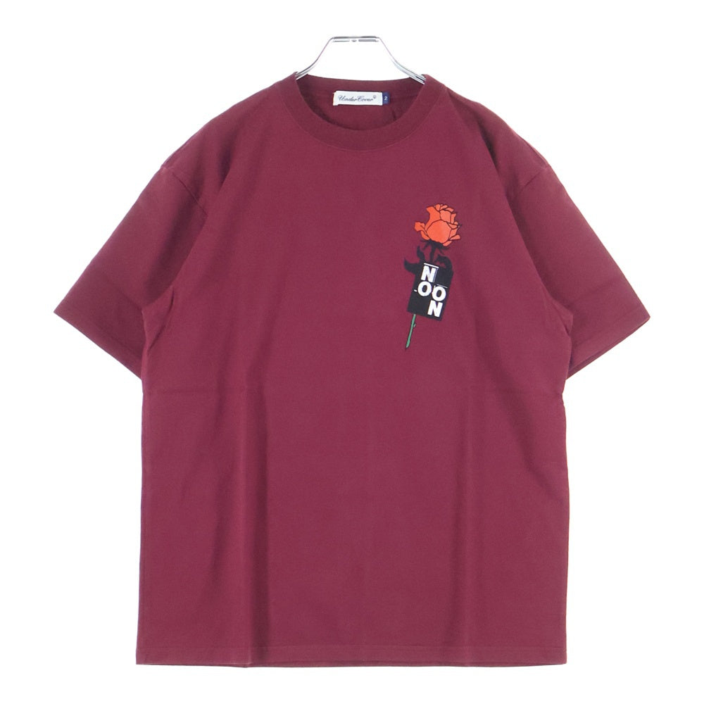 UNDERCOVER(アンダーカバー) ローズプリント半袖Tシャツ カットソー レッド UC1E3810