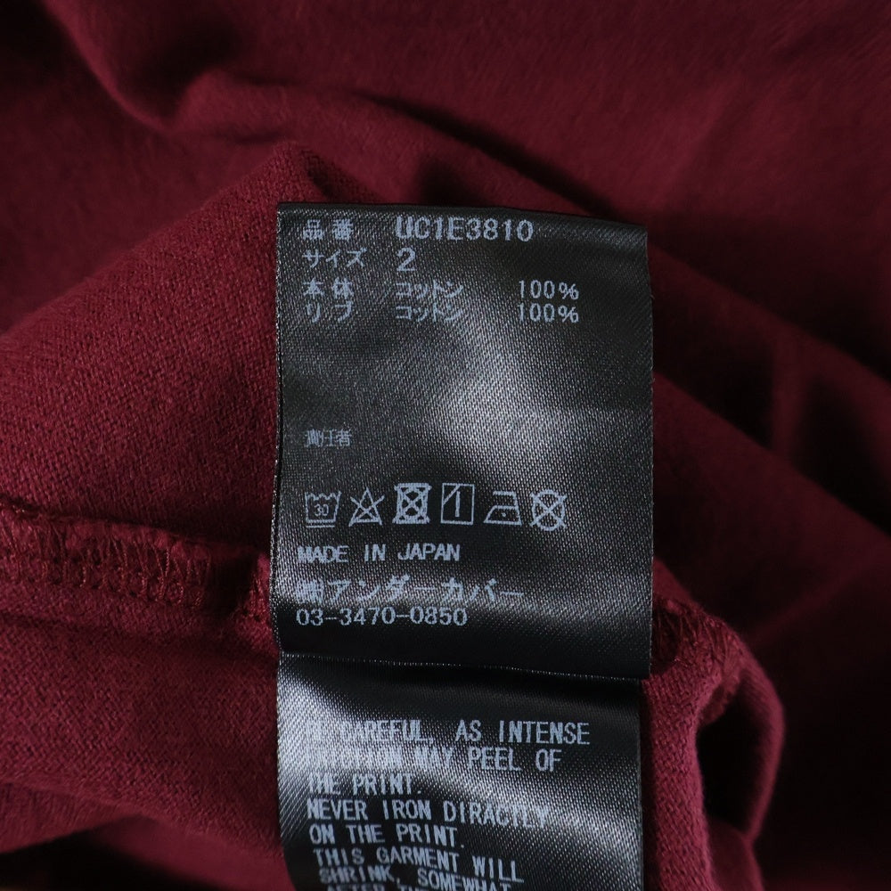 UNDERCOVER(アンダーカバー) ローズプリント半袖Tシャツ カットソー レッド UC1E3810