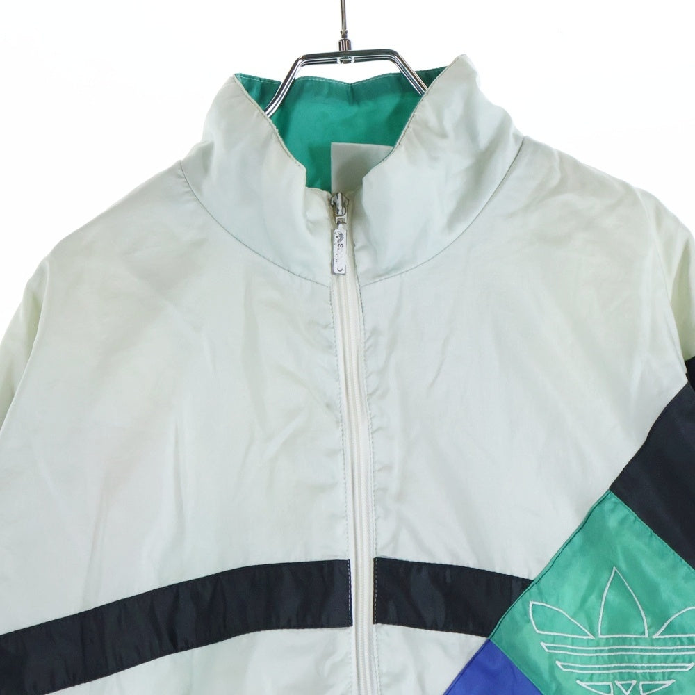 adidas(アディダス) ロゴ刺繍 ナイロンジャケット ブルゾン マルチ