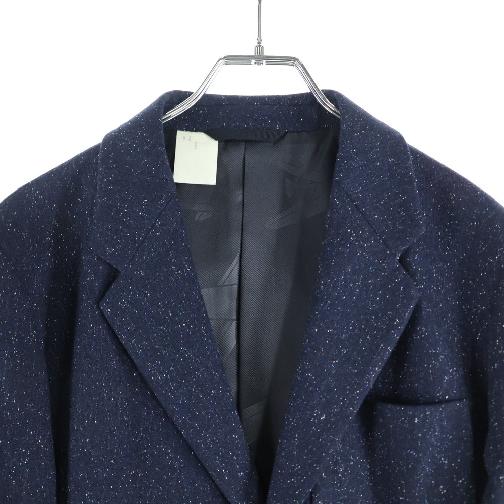 N.HOOLYWOOD(エヌハリウッド) ラメデザイン 2Bシングルテーラードジャケット スラックスパンツ セットアップスーツ ネイビー 132-JK02