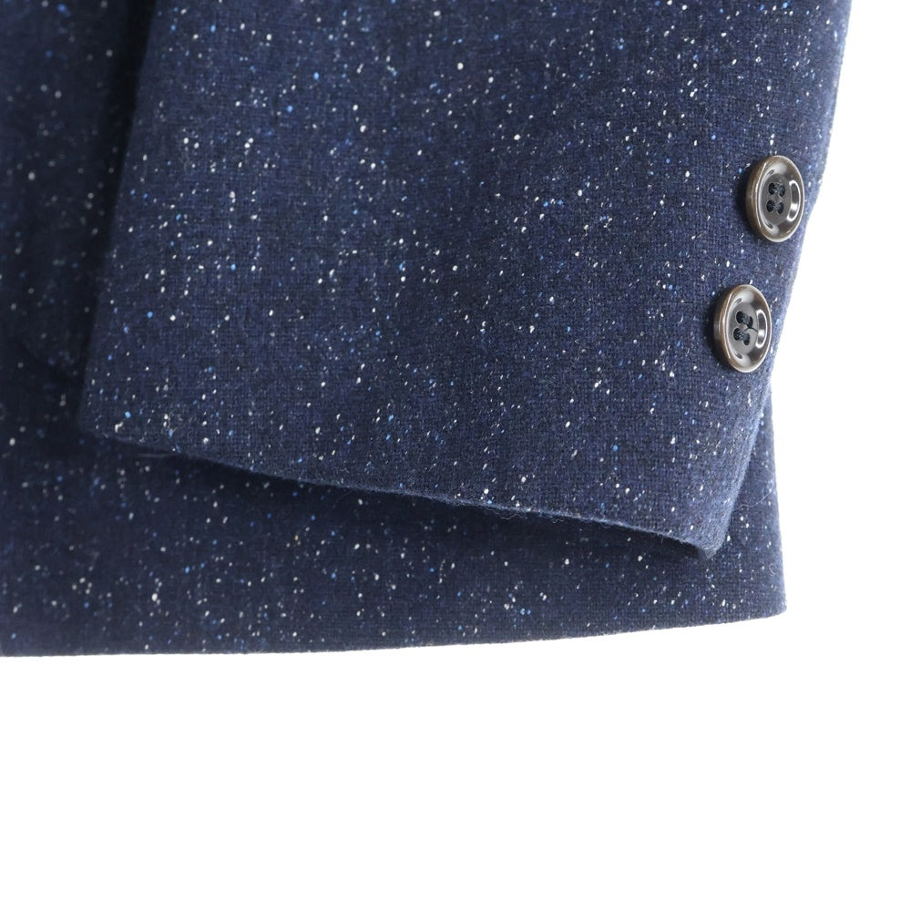 N.HOOLYWOOD(エヌハリウッド) ラメデザイン 2Bシングルテーラードジャケット スラックスパンツ セットアップスーツ ネイビー 132-JK02