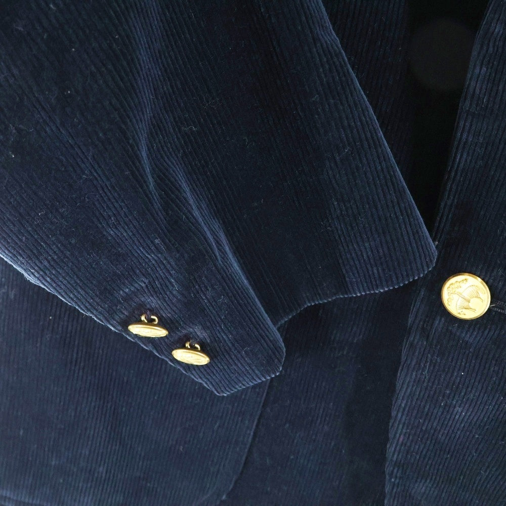 JUNYA WATANABE COMME des GARCONS(ジュンヤワタナベ コムデギャルソン) コーデュロイ 2Bシングルテーラードジャケット ネイビー WN-J901