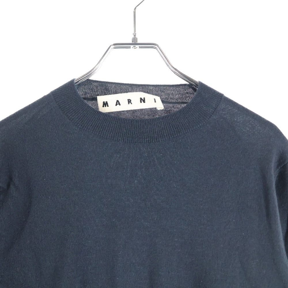 MARNI(マルニ) エルボーパッチクルーネックニット セーター ブラック