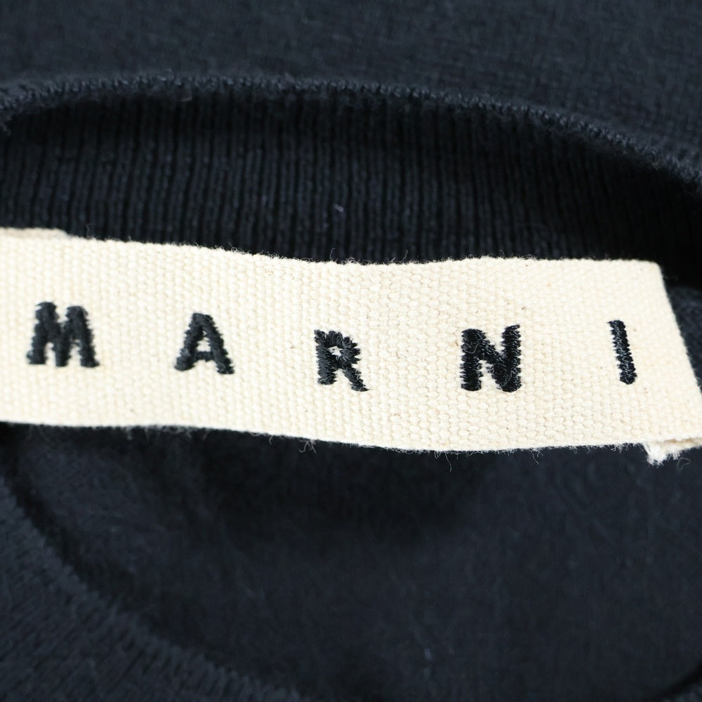 MARNI(マルニ) エルボーパッチクルーネックニット セーター ブラック