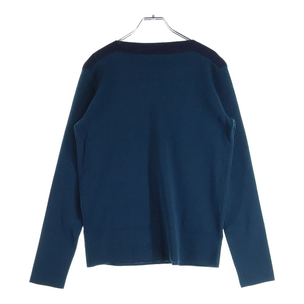 roberto collina(ロベルトコリーナ) ラウンドネックニット ウールセーター グリーン