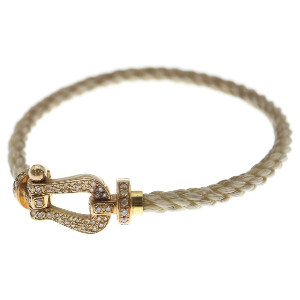 FRED(フレッド) K18YG フォース10 LM スチールケーブル PAVEダイヤ