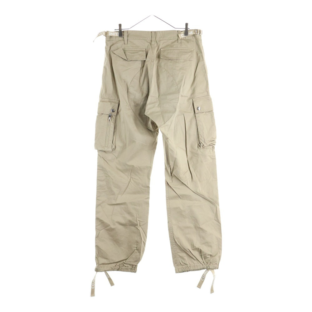 CELINE(セリーヌ) 24SS Cotton Linen Cargo Pants コットンリネンカーゴパンツ ミドルライズカーゴパンツ ベージュ 2Z603219I