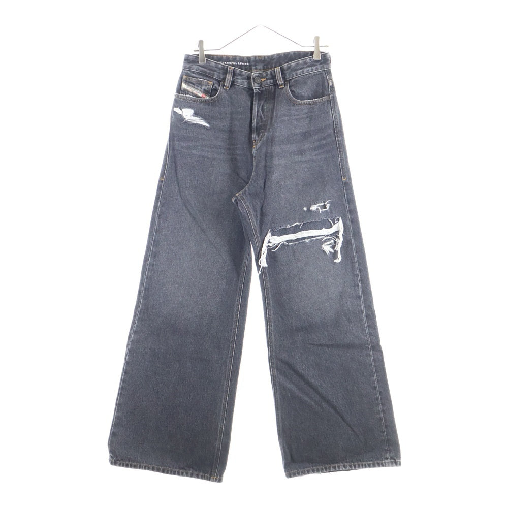 DIESEL(ディーゼル) Relaxed Jeans D-Sire ダメージ加工 ワイドデニム 