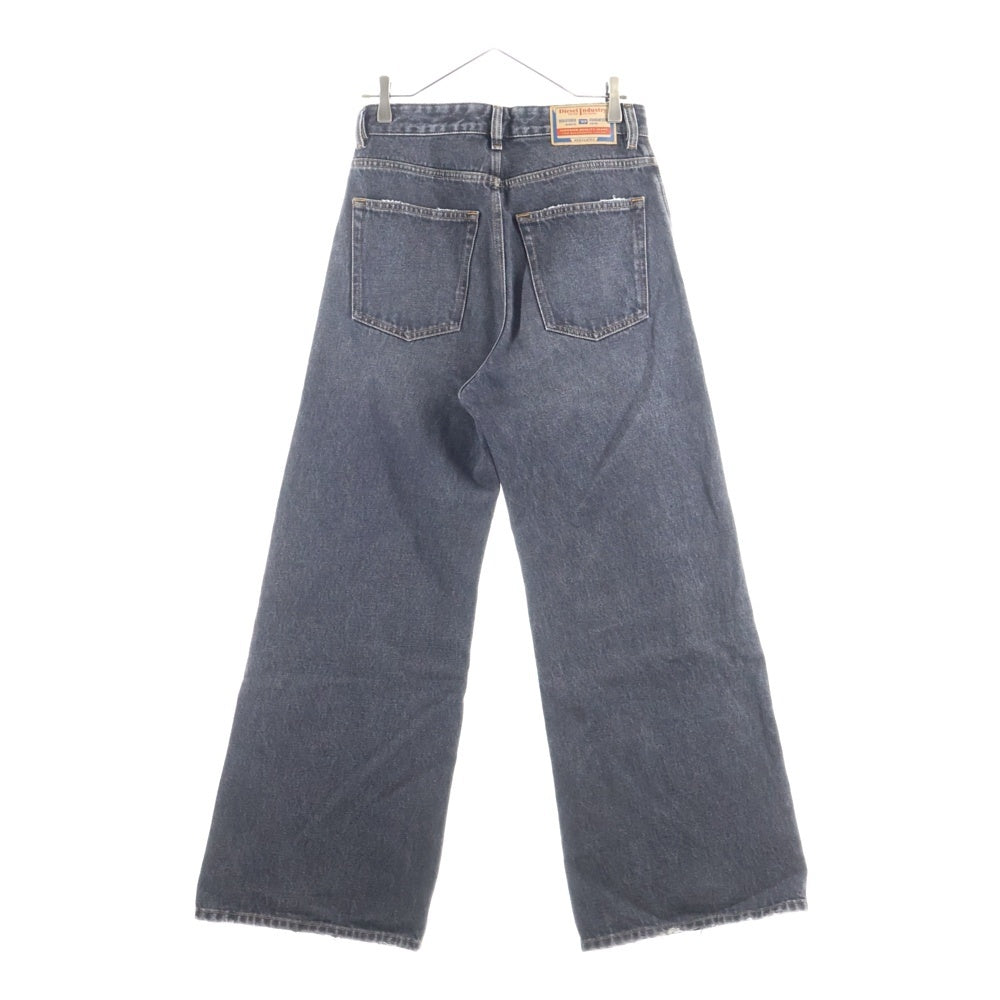 DIESEL(ディーゼル) Relaxed Jeans D-Sire ダメージ加工 ワイドデニムパンツ ブラック 007F6
