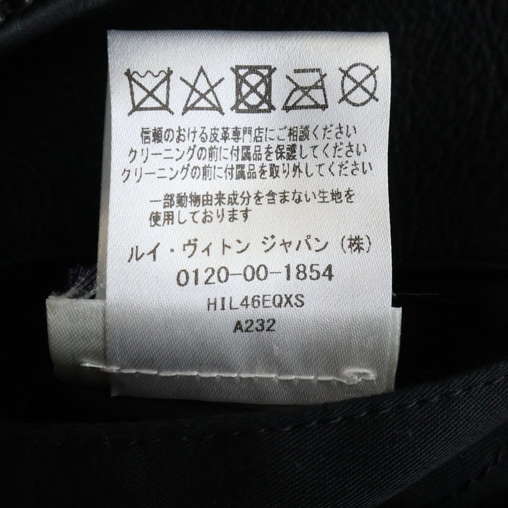 LOUIS VUITTON(ルイヴィトン) 23SS Monogram Embossed Utility Jacket モノグラム レザージャケット ブラック HIL46EQXS