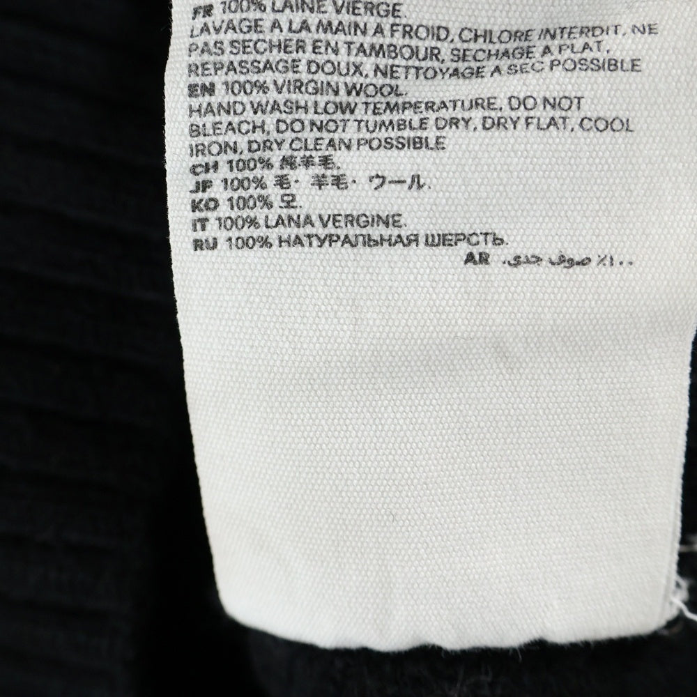 ami paris(アミパリス) ハートロゴタートルネックニット セーター ブラック H21K203.018