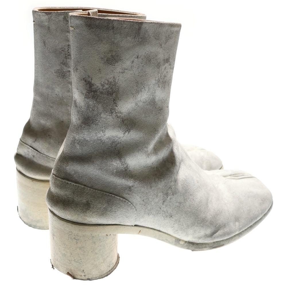 Maison Margiela(メゾンマルジェラ) 19AW 足袋ブーツ ペンキ加工ブーツ ホワイト