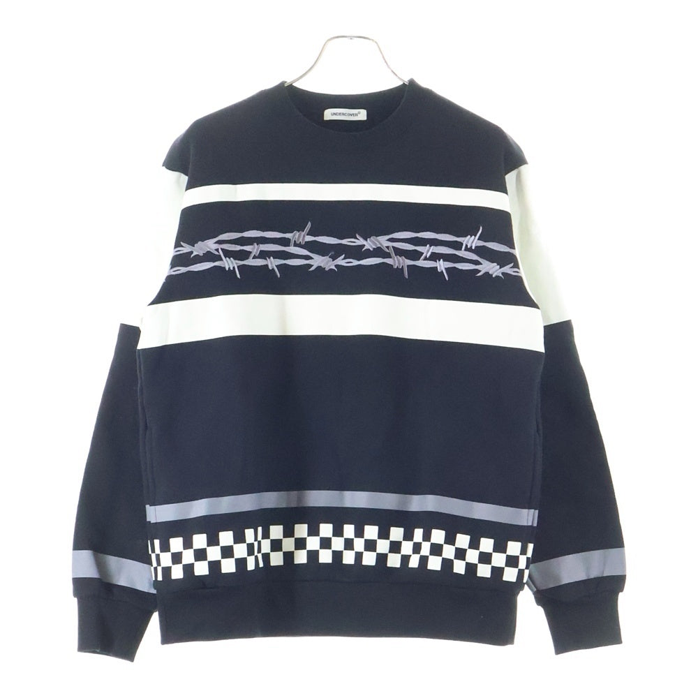 UNDERCOVER(アンダーカバー) 24AW ワイヤー刺繍 クルーネック