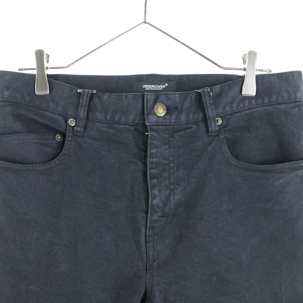 UNDERCOVER(アンダーカバー) 25SS Stretch Denim 4 Zips Jeans 4ジップステッチ ストレッチパンツ スキニーデニムパンツ ブラック UC1E4515-2