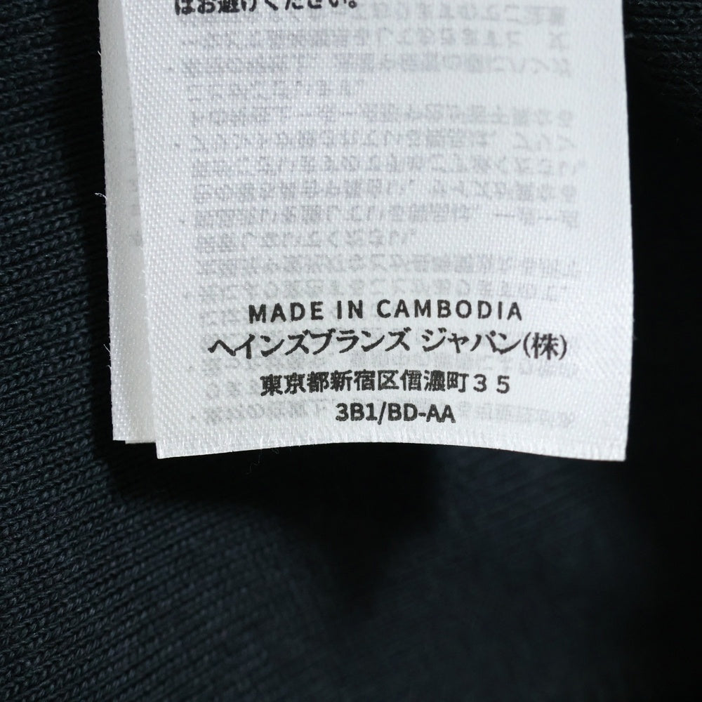 UNDERCOVER(アンダーカバー) ×Champion チャンピオン オーバーサイズ 7分袖 リバースウィーブ スウェットトレーナー ブラック C8-B010